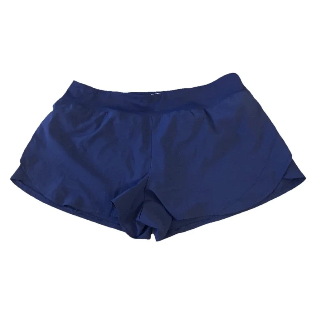 Avia Women's Purple‎ Athletic Shorts Size 20 XXL Zip Pocket